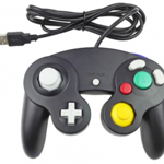 USB Gamecube kabelový ovladač pro PC - černý