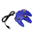 USB N64 Design PC ovladač - modrý
