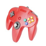 USB N64 Design PC ovladač - červený