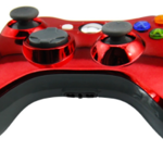 Xbox 360 kabelový ovladač chromovaný červený limited Xbox 360 kabelový ovladač chromovaný červený limited