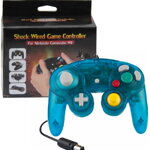 Gamecube ovladač modrý light crystal