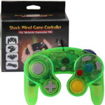 Gamecube ovladač zelený crystal