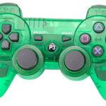 Ovladač PS3 Bluetooth zelený transparent Ovladač PS3 Bluetooth zelený transparent