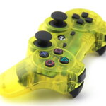 Ovladač PS3 Bluetooth žlutý transparent Ovladač PS3 Bluetooth žlutý transparent
