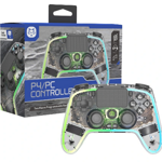 PS4 bezdrátový ovladač crystal s RGB podsvícením PS4 bezdrátový ovladač crystal s RGB podsvícením