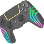 PS4 bezdrátový ovladač černý s RGB podsvícením PS4 bezdrátový ovladač černý s RGB podsvícením