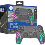 PS4 bezdrátový ovladač černý s RGB podsvícením PS4 bezdrátový ovladač černý s RGB podsvícením