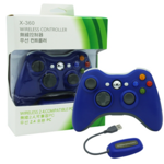 Bezdrátový ovladač XBOX 360 / PC 2,4 GHz modrý Bezdrátový ovladač XBOX 360 / PC 2,4 GHz modrý