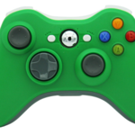 Bezdrátový ovladač XBOX 360 / PC 2,4 GHz zelený Bezdrátový ovladač XBOX 360 / PC 2,4 GHz zelený