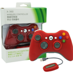 Bezdrátový ovladač XBOX 360 / PC 2,4 GHz červený Bezdrátový ovladač XBOX 360 / PC 2,4 GHz červený