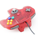 N64 červený transparentní