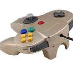N64 zlatý ovladač