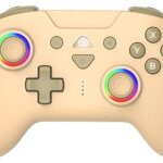 Nintendo Switch bezdrátový ovladač béžový RGB Nintendo Switch bezdrátový ovladač béžový RGB