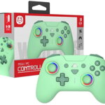 Nintendo Switch bezdrátový ovladač zelený RGB Nintendo Switch bezdrátový ovladač zelený RGB