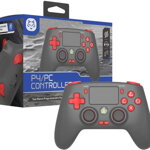 PS4 bezdrátový ovladač černo-červený PS4 bezdrátový ovladač černo-červený