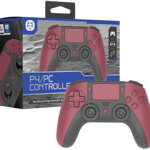 PS4 bezdrátový ovladač červeno-černý PS4 bezdrátový ovladač červeno-černý
