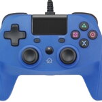 PS4 kabelový ovladač modrý PS4 kabelový ovladač modrý
