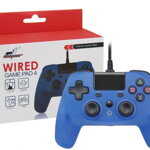 PS4 kabelový ovladač modrý PS4 kabelový ovladač modrý