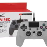 PS4 kabelový ovladač šedý PS4 kabelový ovladač šedý