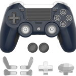Ovládač Bluetooth PS4 / PC Elite - modrý