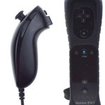 Wii Remote Controller + Nunchuck černý Wii Remote Controller + Nunchuck černý