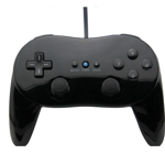 Ovladač Wii / WiiU Classic černý Ovladač Wii / WiiU Classic černý