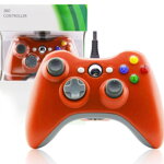 Xbox 360 kabelový ovladač oranžovo-bílý Xbox 360 kabelový ovladač oranžovo-bílý