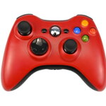 Xbox 360 bezdrátový ovladač červeno-černý Xbox 360 bezdrátový ovladač červeno-černý