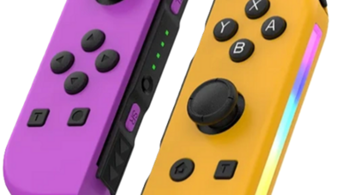 stylové ovladače Joy-Con