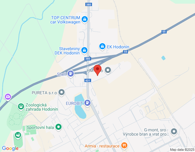 Google map: Na pískách 3275/3